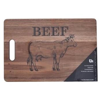H&L Kuchyňské dřevěné prkénko, Beef (A413-MA-00)