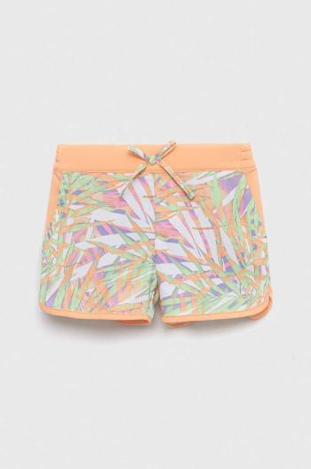 Dětské kraťasy Columbia Sandy Shores Boardshort oranžová barva, vzorované