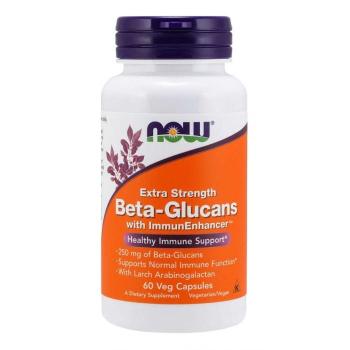 Beta-Glukany + ImmunEnhancer ™, Extra silné 60 kaps. - NOW Foods