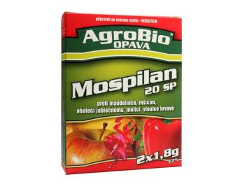 Přípravek proti mšicím a molicím AGROBIO Mospilan 20 SP 2x1,8g - rozbaleno - bez originálního obalu