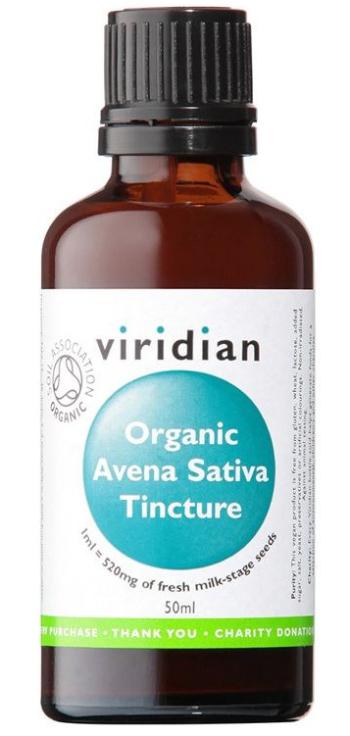 Viridian Avena Sativa Tincture Organic (Oves setý - Bio tinktura) 50 ml