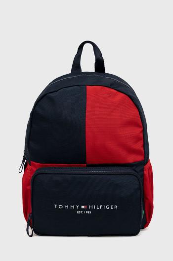 Dětský batoh Tommy Hilfiger červená barva, malý, vzorovaný