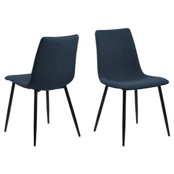 Design Scandinavia Jídelní židle Winnie (SET 4 ks), tmavě modrá (A1004570)