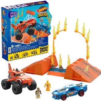 Mega Construx Hot Wheels Monster Trucks Srážka s tiger shark (194735102747)