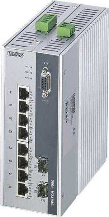 Průmyslový ethernetový switch Phoenix Contact, FL SWITCH 4000T-8POE-2SFP