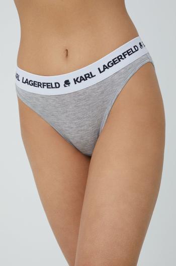 Kalhotky Karl Lagerfeld (2-pack) šedá barva