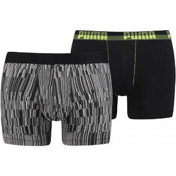 Puma BASIC BOXER 2P Pánské boxerky, černá, velikost S