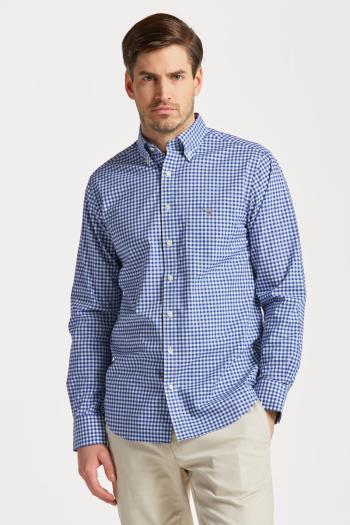 KOŠILE GANT REG BROADCLOTH GINGHAM BD modrá 4XL