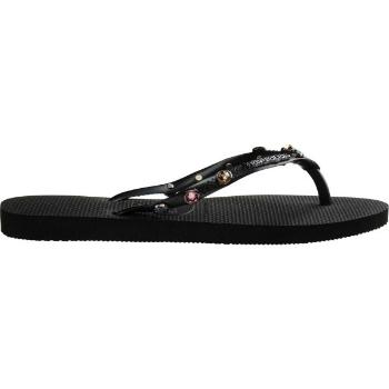 HAVAIANAS SLIM LUXURY Dámské žabky, černá, velikost 37/38