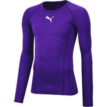 Puma LIGA BASELAYER TEE LS Pánské funkční triko, fialová, velikost M