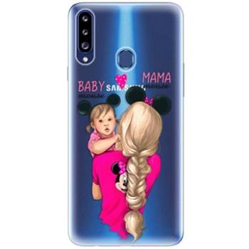 iSaprio Mama Mouse Blond and Girl pro Samsung Galaxy A20s (mmblogirl-TPU3_A20s)