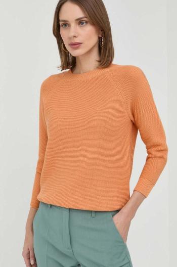 Bavlněný svetr Weekend Max Mara dámský, oranžová barva, lehký