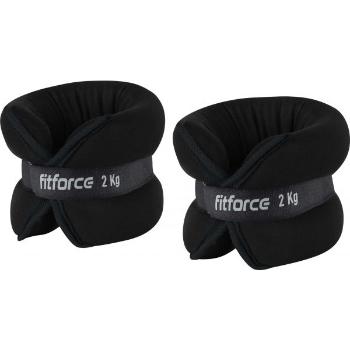 Fitforce ANKLE 2,0 KG Závaží na kotníky, černá, velikost 2 KG