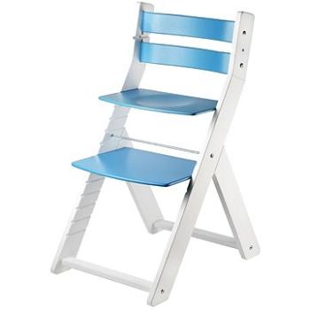 Rostoucí židle Wood Partner Sandy Kombi Barva: bílá/modrá (8592927752756)