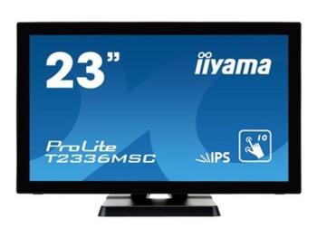 Iiyama LCD T2336MSC-B2 23''LED IPS dotykový, 5ms, VGA/DVI/HDMI,repro,1920x1080,č, T2336MSC-B2