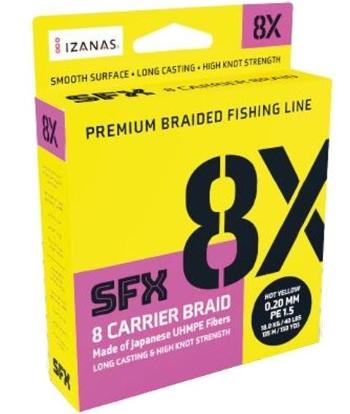 Sufix splétaná šňůra sfx 8x tmavě zelená 135 m - 0,128 mm 7,3 kg