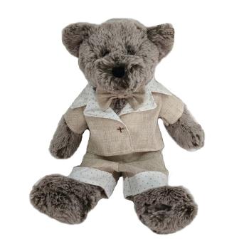 Plyšová hračka medvídek v obleku 25cm - 37*20 cm QTBBJ