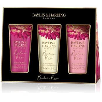 BAYLIS & HARDING Sada 3 krémů na ruce - Tajemná růže (017854110427)