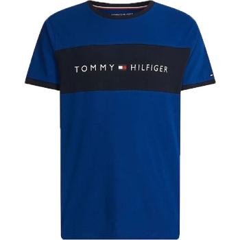 Tommy Hilfiger CN SS TEE LOGO FLAG Pánské tričko, modrá, velikost XL