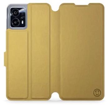 Mobiwear flip pro Motorola Moto G13 - Gold&Gray (5904808466875)