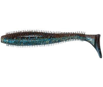 Fox rage gumová nástraha spikey shad uv blue guts - 6 cm