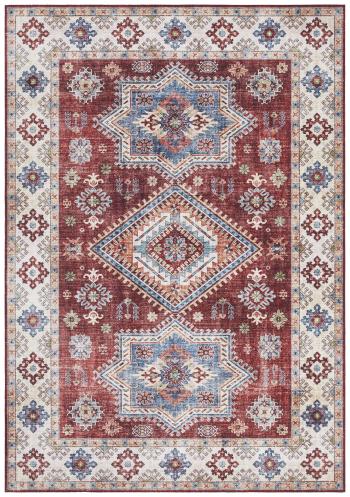 Nouristan - Hanse Home koberce Kusový koberec Asmar 104008 Ruby/Red - 80x200 cm Červená