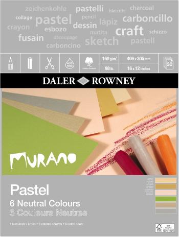 Daler Rowney Murano Pastel Paper 40,6 x 30,5 cm 160 g Neutral Colours Skicář