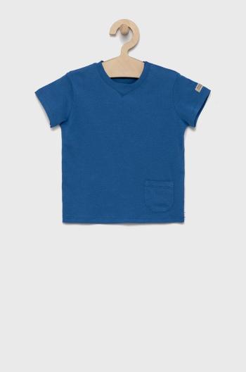 Dětské bavlněné tričko United Colors of Benetton hladký