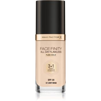 Max Factor Facefinity All Day Flawless dlouhotrvající make-up SPF 20 odstín 32 Light Beige 30 ml