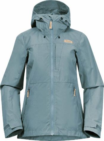 Bergans Nordmarka Leaf Light Wind Women Smoke Blue L Outdorová bunda