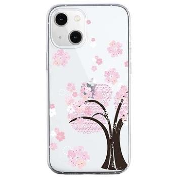 TopQ iPhone 13 mini silikon Cherry Tree 64715 (Sun-64715)
