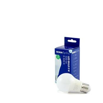 Tesla - LED žárovka BULB, E27, 5W, 230V, 500lm, 25 000h, 6500K studená bílá (BL270560-8)