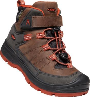 Keen REDWOOD MID WP K coffee bean/picante Velikost: 31 dětské boty