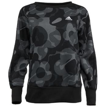 adidas AOP SWEATSHIRT Dámská mikina, černá, velikost