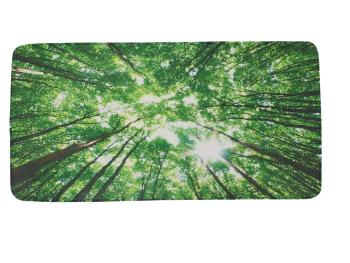Apextextil koberce Protiskluzová 3D předložka Koruny stromů - 60x120 cm Zelená