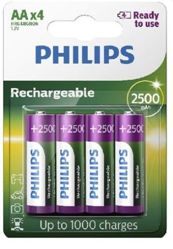 Philips Nabíjecí baterie AA R6B4RTU25/10 4 ks