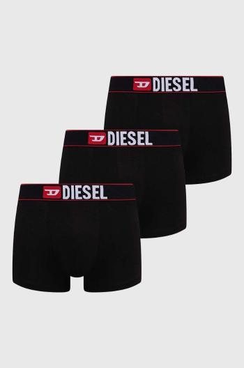 Boxerky Diesel UMBX-DAMIEN-THREE PACK BOXERS 3-pack pánské, černá barva, 00ST3V.0QIAT