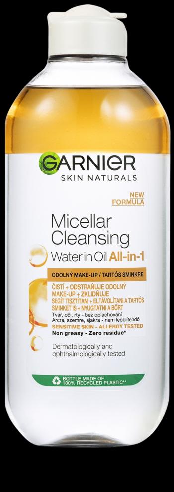 Garnier dvoufázová micelární voda s olejem pro odstranění voděodolného make-upu 400 ml