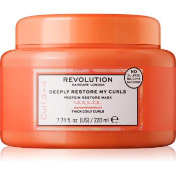 Revolution Haircare My Curls 3+4 Deeply Restore My Curls hloubkově regenerační maska pro kudrnaté vlasy 220 ml