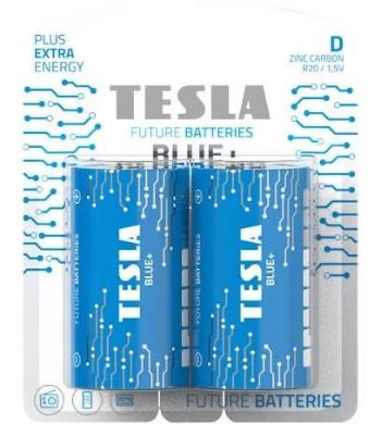 TESLA BATTERIES D BLUE+ (R20 / BLISTER FOIL 2 PCS)