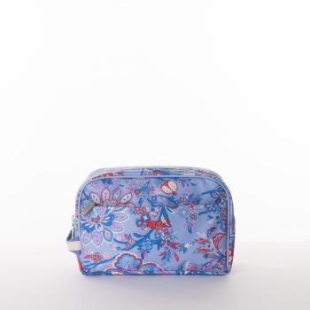 Oilily Flower Festival Pocket Cosmetic Bag kosmetická taška 26 cm Dusk Blue