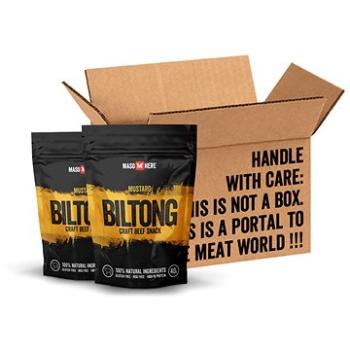 Maso Here hovězí biltong hořčice 15 x 40 g (8594185671251)