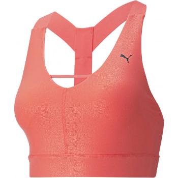 Puma MID IMPACT PEARL BRA Dámská sportovní podprsenka, lososová, velikost XS