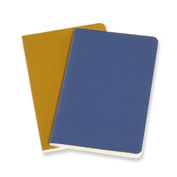Sešity Moleskine Volant VÝBĚR BAREV 2KS - měkké desky - S, linkovaný 1331/212420 - Sešity Moleskine Volant - měkké desky modrý/ žlutý