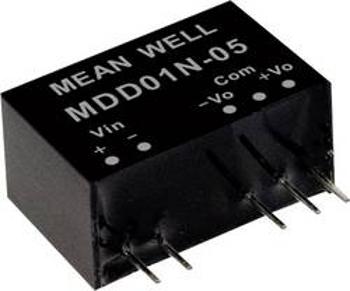 DC/DC měnič napětí, modul Mean Well MDD01M-15, 34 mA, 1 W, Počet výstupů 2 x