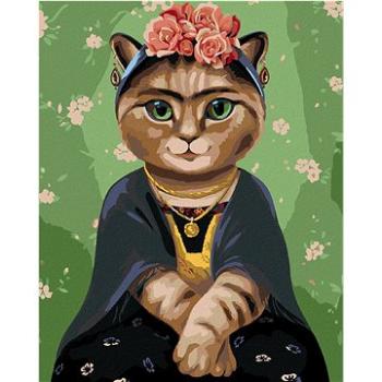 Malování podle čísel - Frida Kahlo jako kočka (HRAbz33546nad)