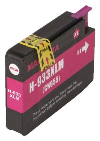 HP CN055AE - kompatibilní cartridge HP 933-XL, purpurová, 15ml