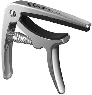 Guitto GGC-07 Ukulele Capo, stříbrný