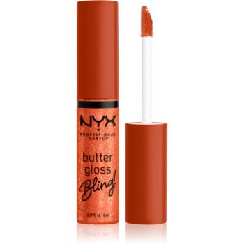 NYX Professional Makeup Butter Gloss Bling lesk na rty třpytivý odstín 06 Shimmer Down 8 ml