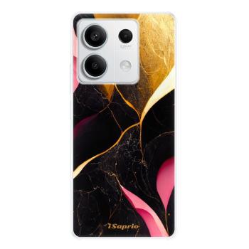 Odolné silikonové pouzdro iSaprio - Gold Pink Marble - Xiaomi Redmi Note 13 5G